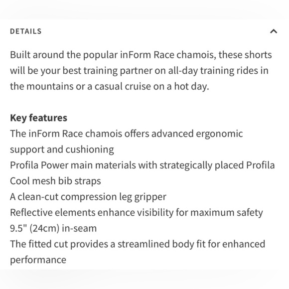 Bontrager Men’s Bib Shorts RL Inform Black/Blue , size 2XL - Picture 8 of 9